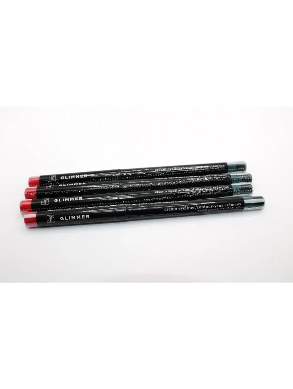 Lot of 4 AVON/fmg Glimmer Eyeliners (Glimmersticks) TEAL CRUSH discontinued
